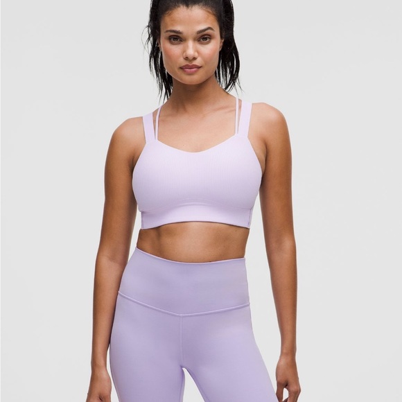 1-4 NWT Size 8 Lululemon Like a Cloud Bra D/DD LFRS Lavender Frost